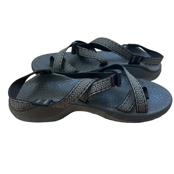 Chaco Men’s Z/2 Sandals Size 12 Hiking Water Sandals Black - Picture 4 of 9